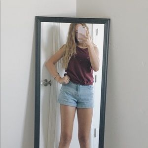 Abercrombie Tie-Up Tank Top